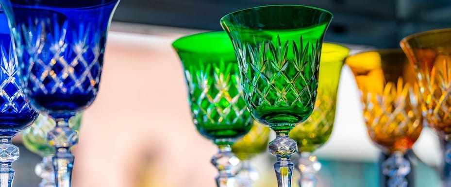 glazen aan tafel met portazul